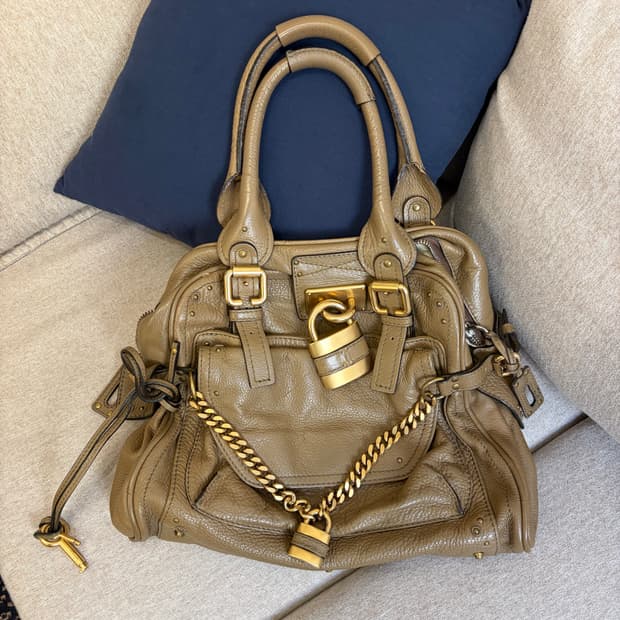 [A+ 정품] 끌로에 패딩턴백 브라운 라지