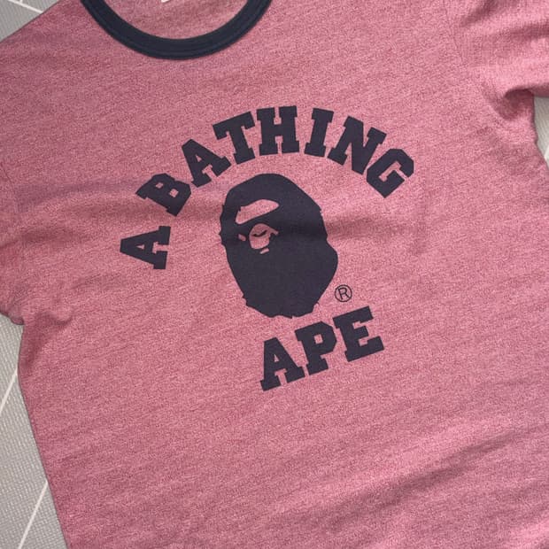 베이프 bape OG 핑크 링거티