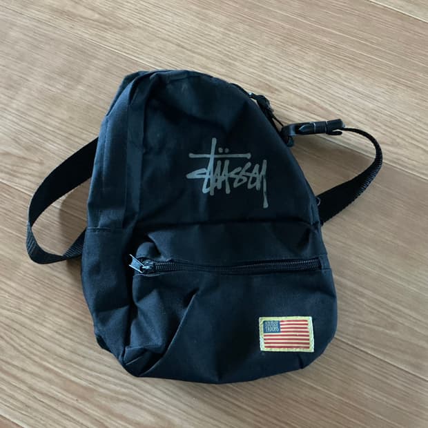 스투시 스탁로고 미니백