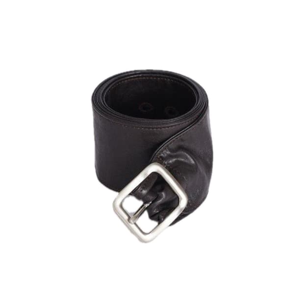 OUR LEGACY / FAKE LEATHER CRUNCH BELT