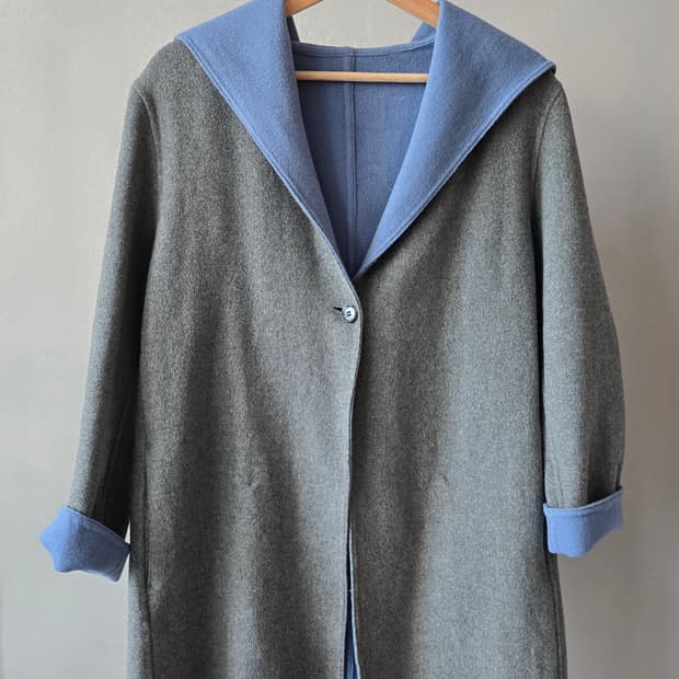 유니클로 핸드메이드 울 코트