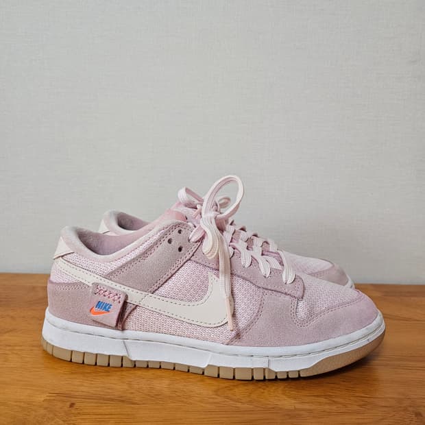 나이키 덩크 로우 SE 테디베어 핑크