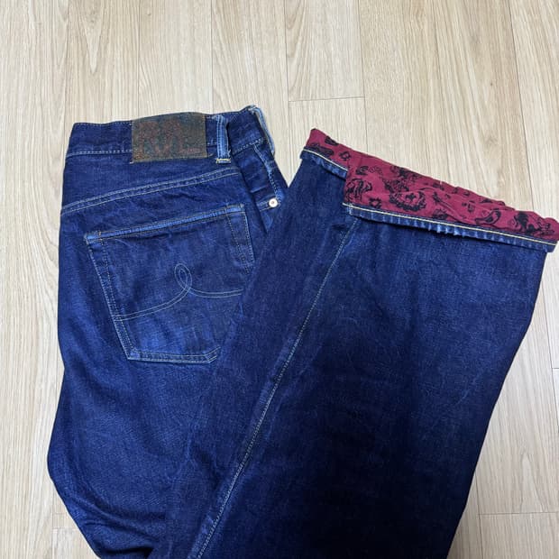 34x32)RRL 플란넬 데님