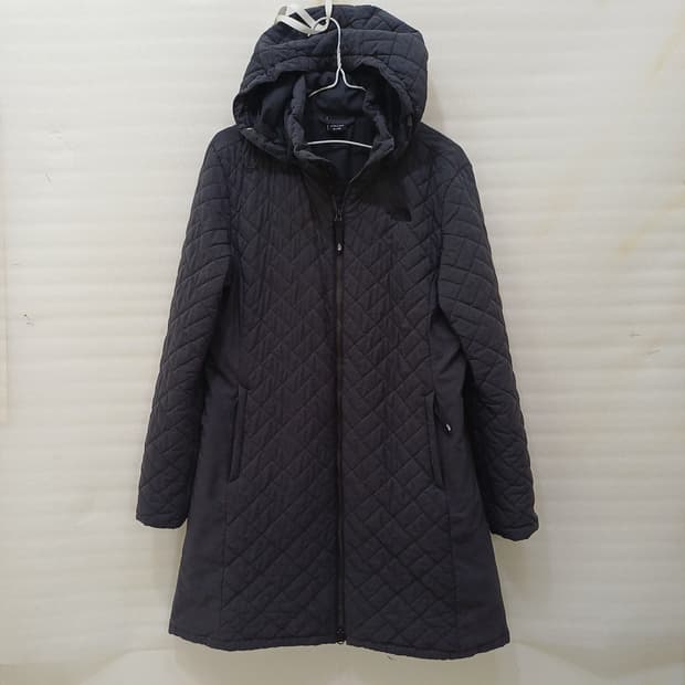 노스페이스 경량 후드 누빔 퀼팅 롱 패딩 코트 자켓 여성 L 사랑봉봉