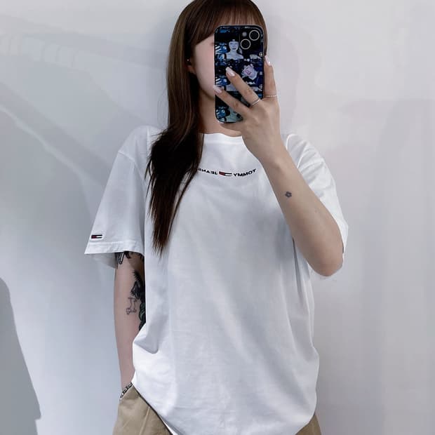 타미진스 스펠로고 반팔