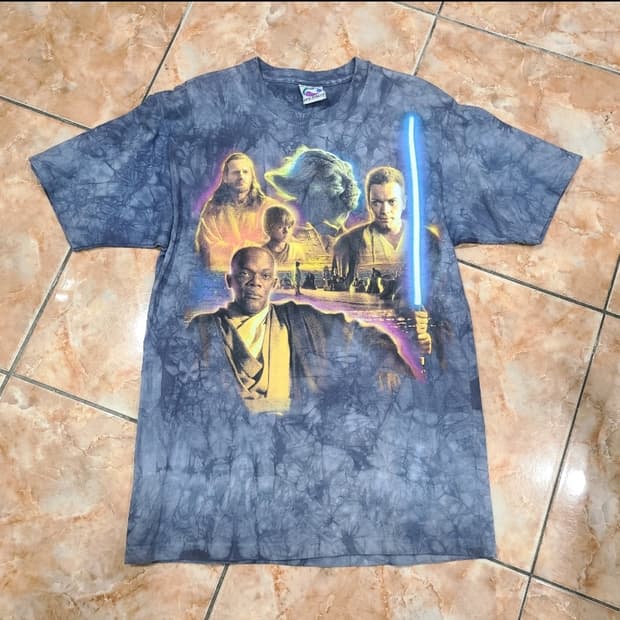 LIQUID BLUE 스타워즈 타이다이 빈티지티셔츠