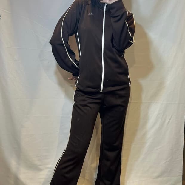 휠라 트랙탑 져지 팬츠 트레이닝 셋업