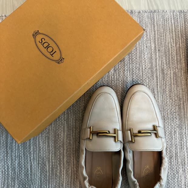 토즈 더블티로퍼 화이트 36(230)