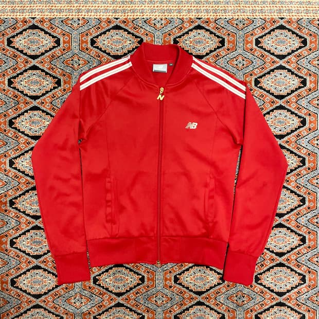 뉴발란스 레드 집업져지 자켓 여성90