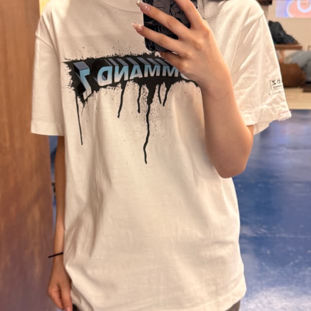BAFE command Z futura stash 반팔티