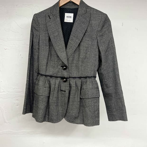 모스키노 레이스 퍼프 자켓 