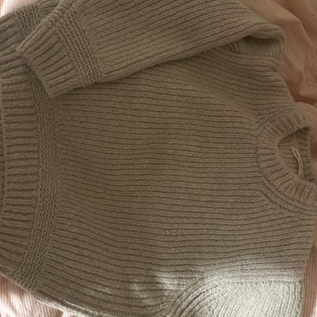 (절판,새상품) 낫띵리튼 울스웨터니트 그레이