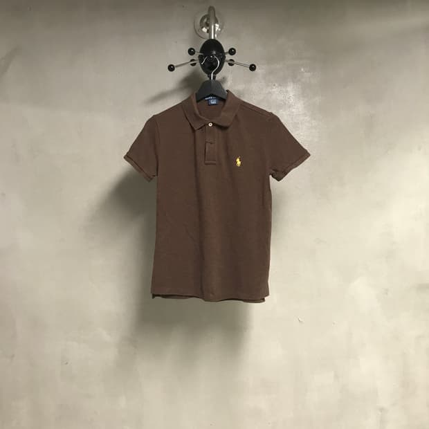 폴로 랄프로렌 PK 반팔 카라티 브라운 S(W)