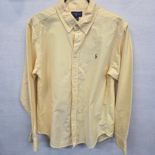 폴로랄프로렌 칼라포니 병아리 셔츠긴팔 160/80 성인대략 s