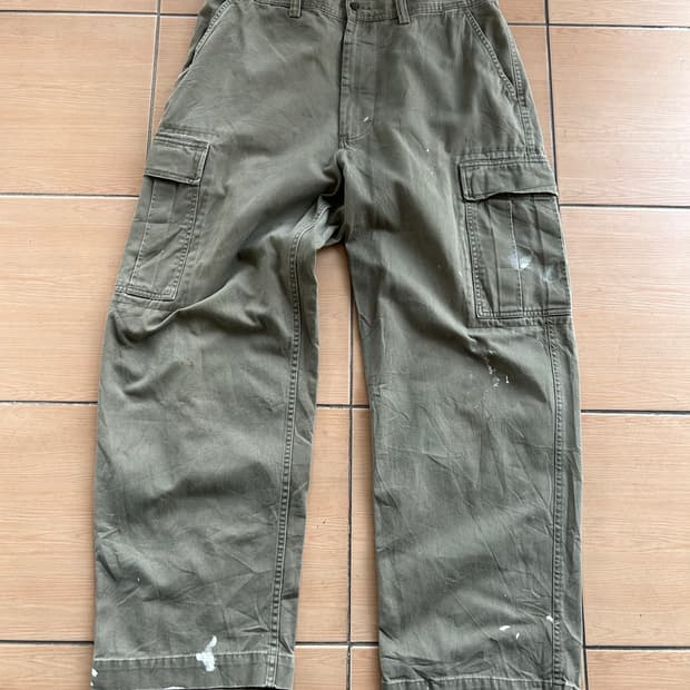 90‘s 폴로 와이드카고팬츠 36in