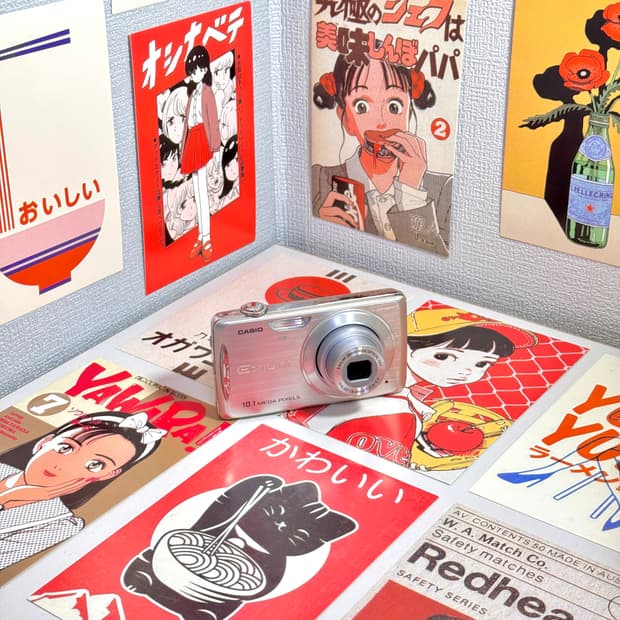 카시오 엑슬림 EX-Z270 실버 빈티지디카