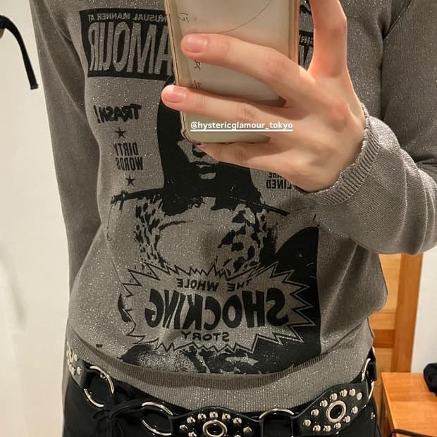 Hysteric Glamour 히스테릭 글래머 롱슬리브티