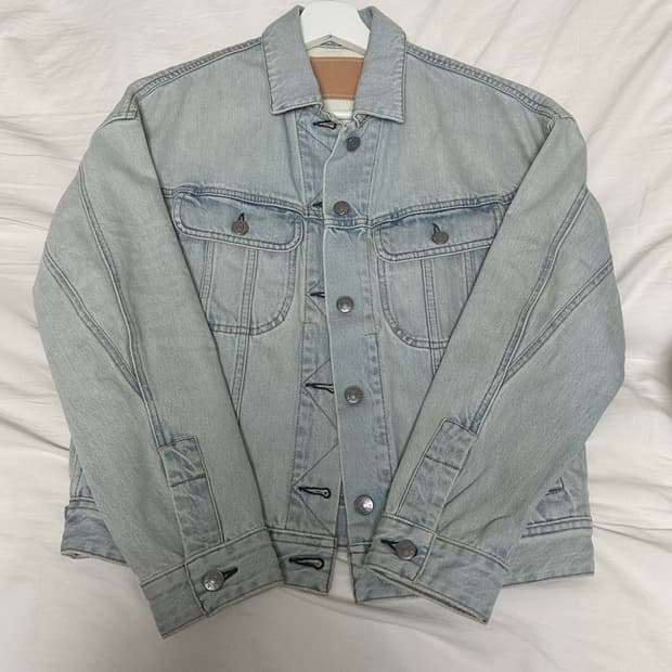 아크네 스튜디오 램프 청자켓 34 연청 상태최상