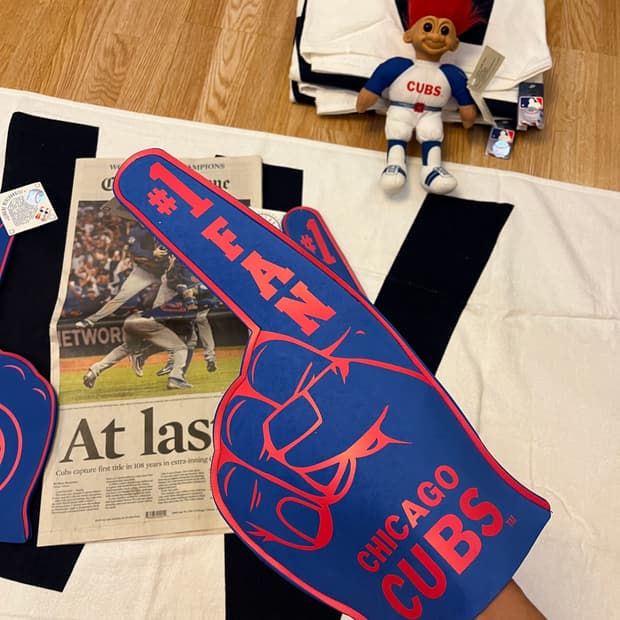 MLB 시카고 컵스 #1 Fan 핑거 응원 굿즈