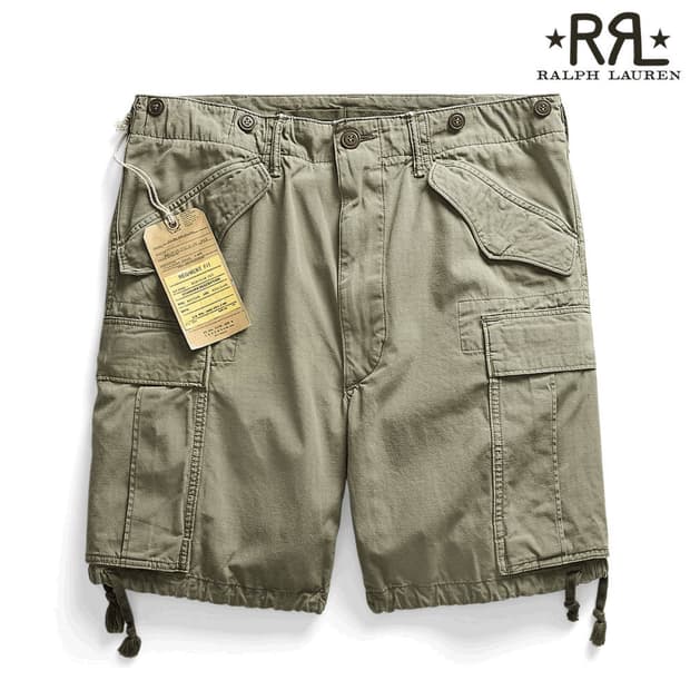 [36] RRL 더블알엘 립스탑 카고쇼츠 그린 판매합니다.