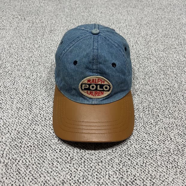폴로데님 캡