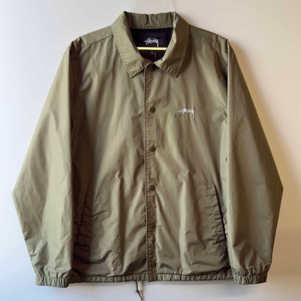 스투시 로고 코치 자켓