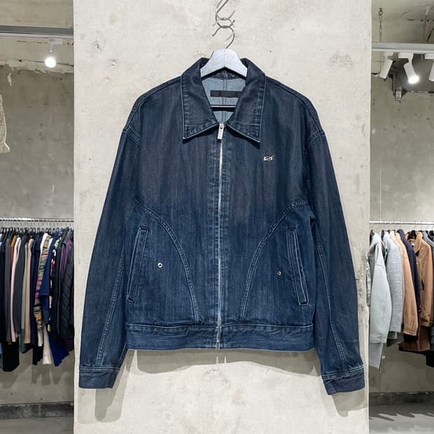 51퍼센트 진청 코팅 그라데이션 데님 자켓