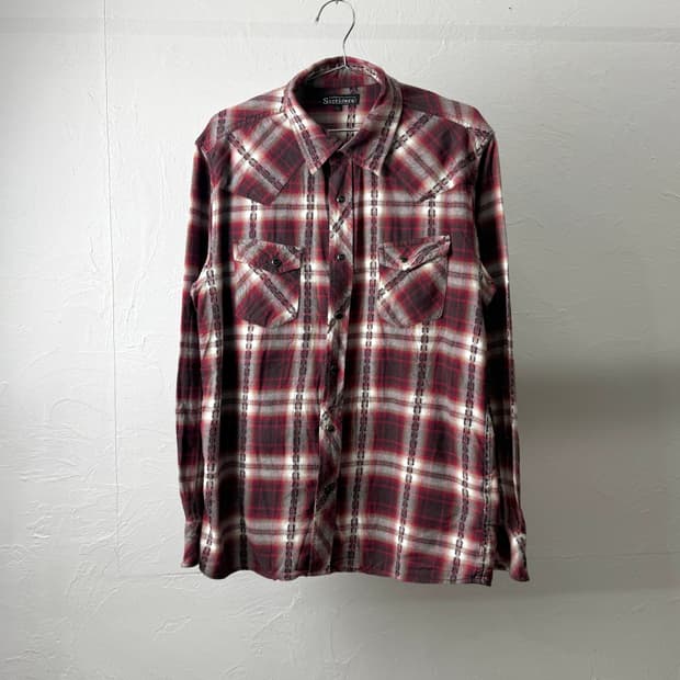 Sorridere 체크 웨스턴 셔츠