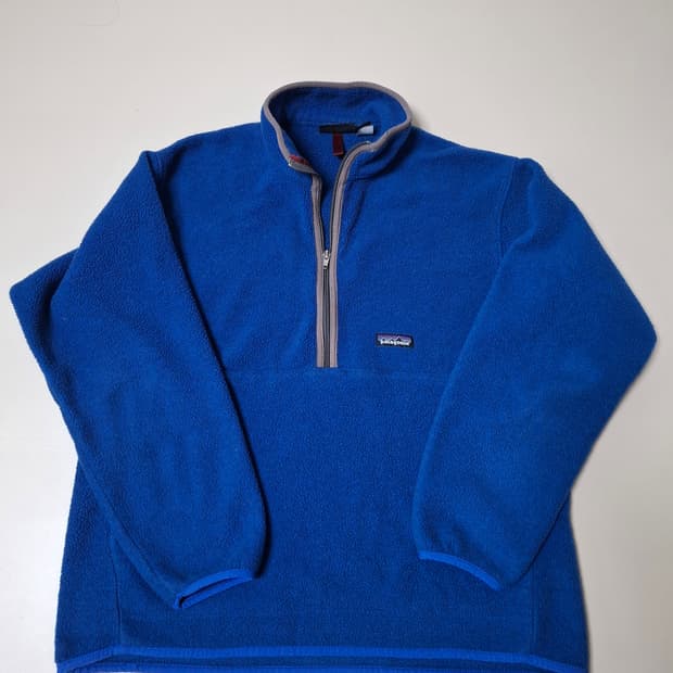 L 파타고니아 00s 신칠라 마수피얼 블루 플리스 풀오버