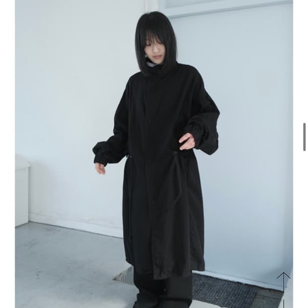 에프터먼데이 fishtail long safari jumper 카키