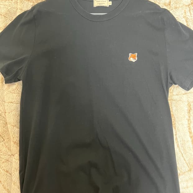 메종키츠네 반팔 블랙 xl