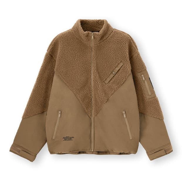 GU UNDERCOVER 콜라보 후리스자켓 브라운 XL사이즈 새제품