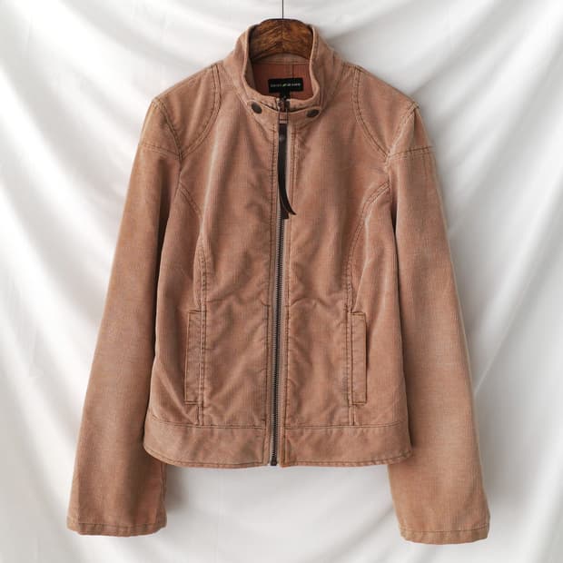 dkny) corduroy zip jacket