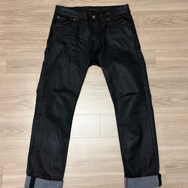 누디진 씬핀 백투블랙 33/32