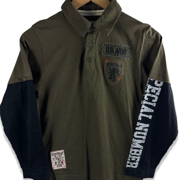 JPN 레이어드 밀리터리 롱슬리브2387