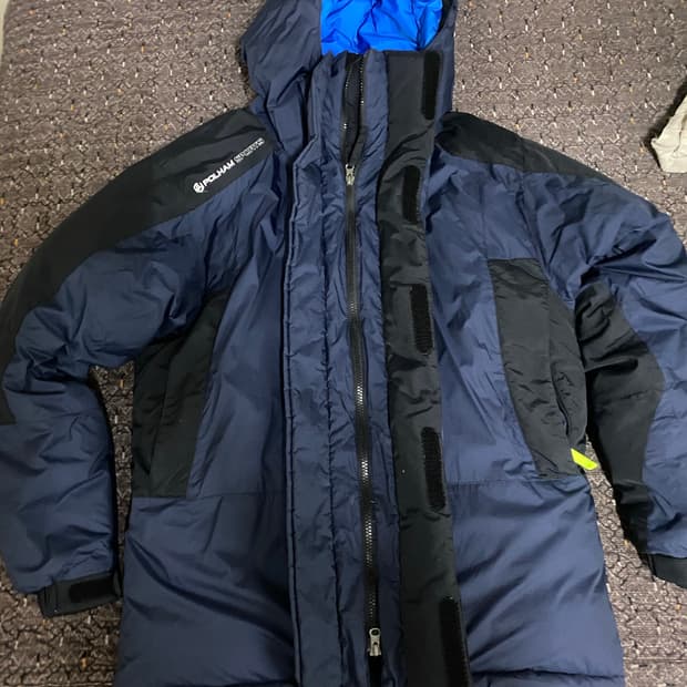 폴햄 스포츠 네이비 패딩 점퍼