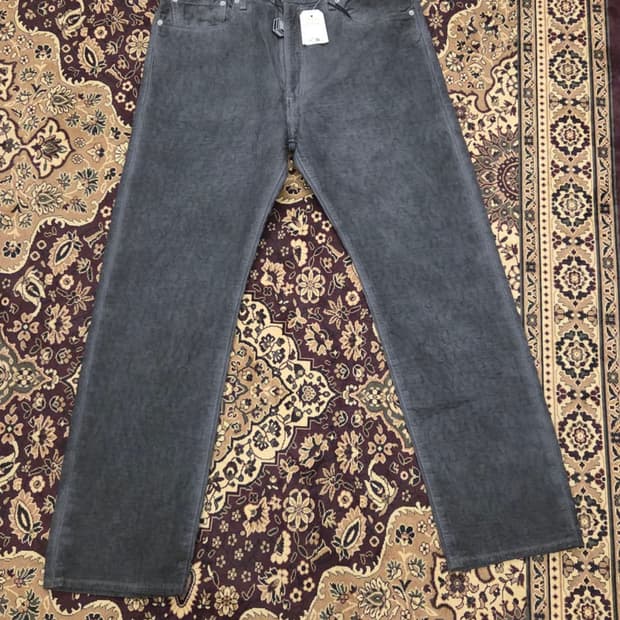 리바이스x스투시 자카드진 블랙