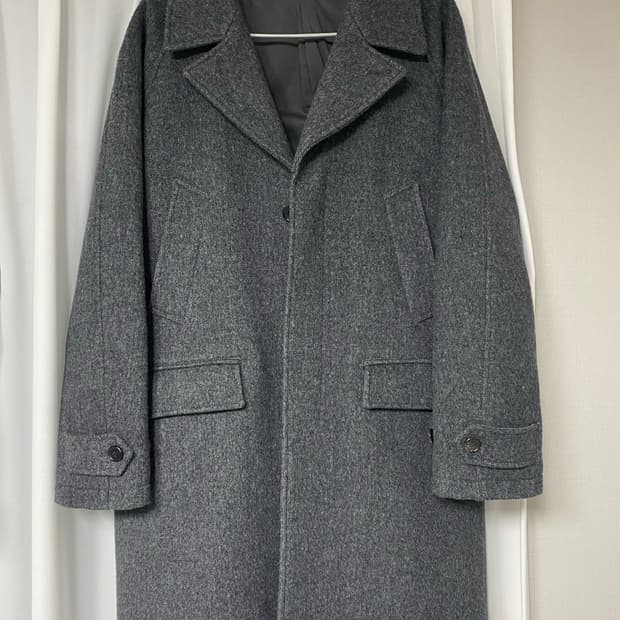 급처) 칼리코 체스터필드 코트 헤링본그레이 XL