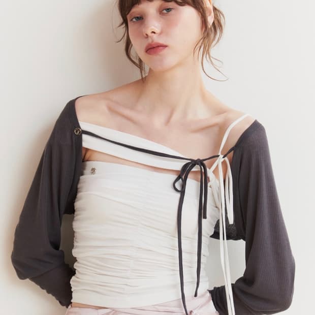 페인오어플레져 WHISPER BOLERO charcoal