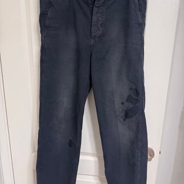 [3] 25fw 비즈빔 치노 팬츠 크래쉬 블랙