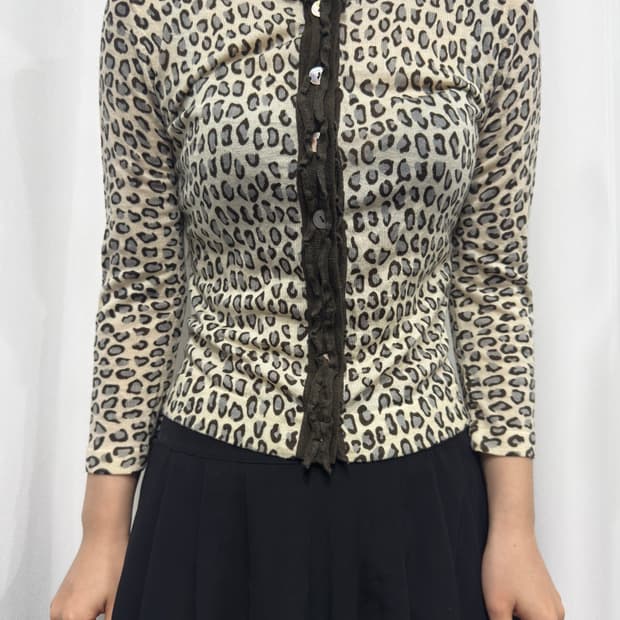 leopard cardigan
