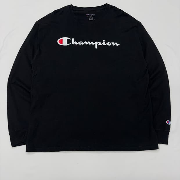 챔피온 스크립트 로고 롱슬리브 긴팔티  