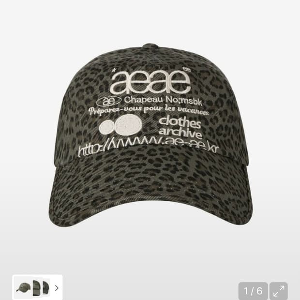 에이이에이이 레오파드 캡