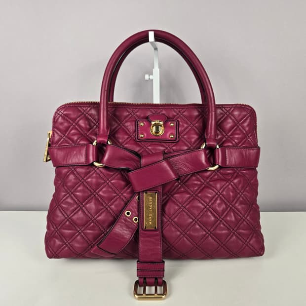 마크제이콥스 브루나 퀼팅 레더 램스킨 토트백 가방 정품 Bruna bag