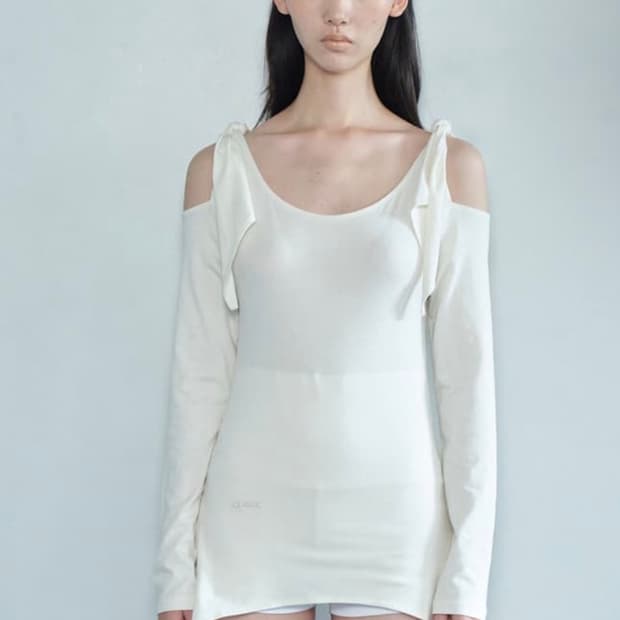 세릭 3way slit top 아이보리