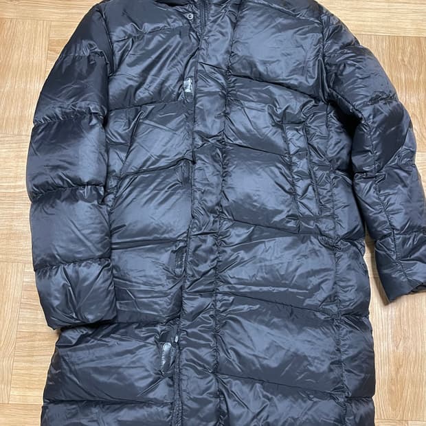 무신사스탠다드 팀 스포츠 롱 윈터자켓 블랙 M