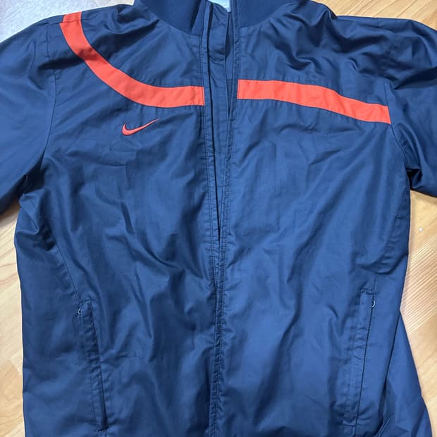 나이키 올드스쿨 스우시 웜업 바람막이