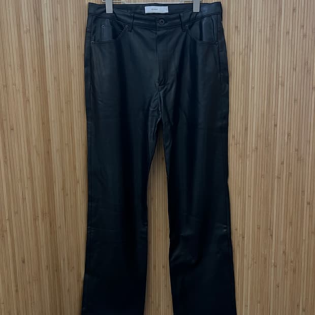 에이트디비젼 페이크레더팬츠 L 판매