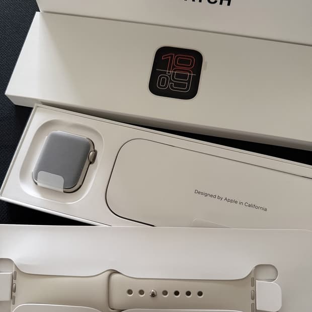 애플워치 GPS se3 100% 스타라이트 40mm 풀박스