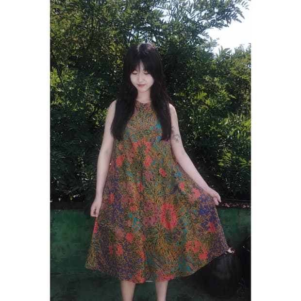 민소매 여름 원피스